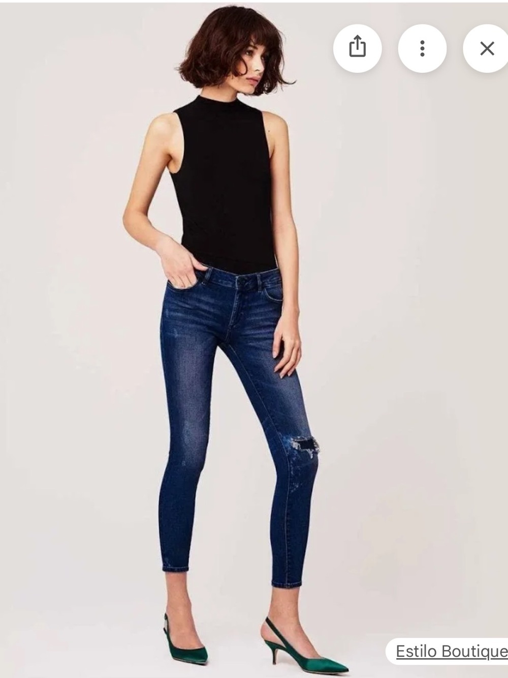 DL1961 Emma Power Legging Jeans in Flatiron